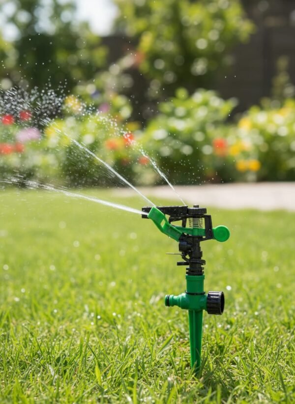 aspersor fijo Set de 3 Aspersores de Riego de Jardín Ajustables