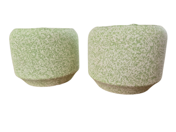 Diseño sin título (34) Pack 2 Maceteros Decorativos para Cactus y Suculentas (Morado, Azul, Verde) Céramica