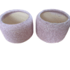 Diseño sin título (37) Pack 2 Maceteros Decorativos para Cactus y Suculentas (Morado, Azul, Verde) Céramica