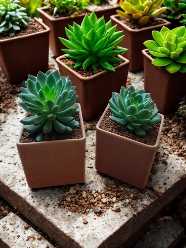 WhatsApp Image 2025-11-03 at 18.35.18 (1) Macetero Cuadrado Diseño Mineral y Moderno Colores Dorado y Gris