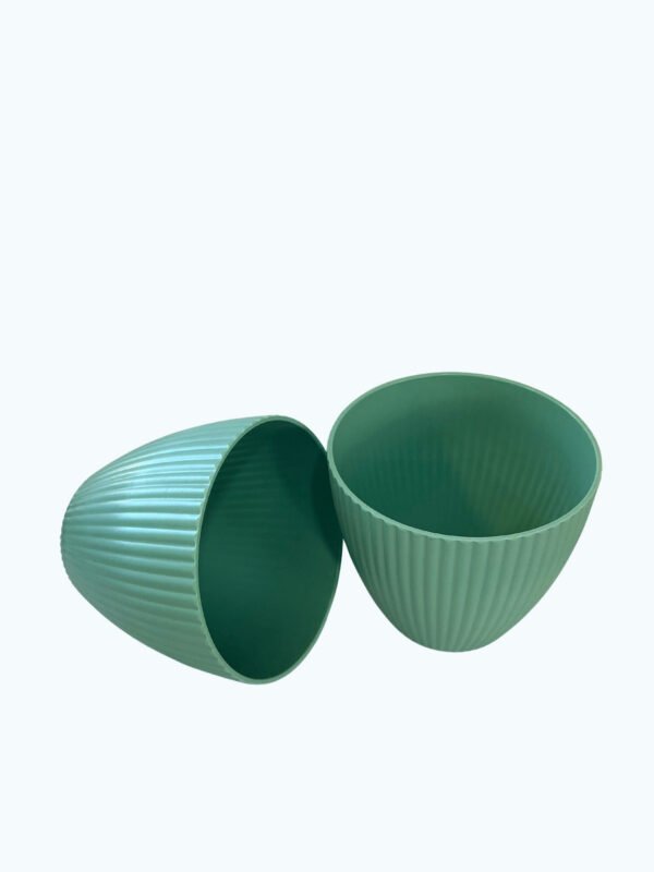 WhatsApp Image 2025-11-03 at 19.02.00 Macetero de Diseño Texturizado Acanalado Color Menta Contemporáneo