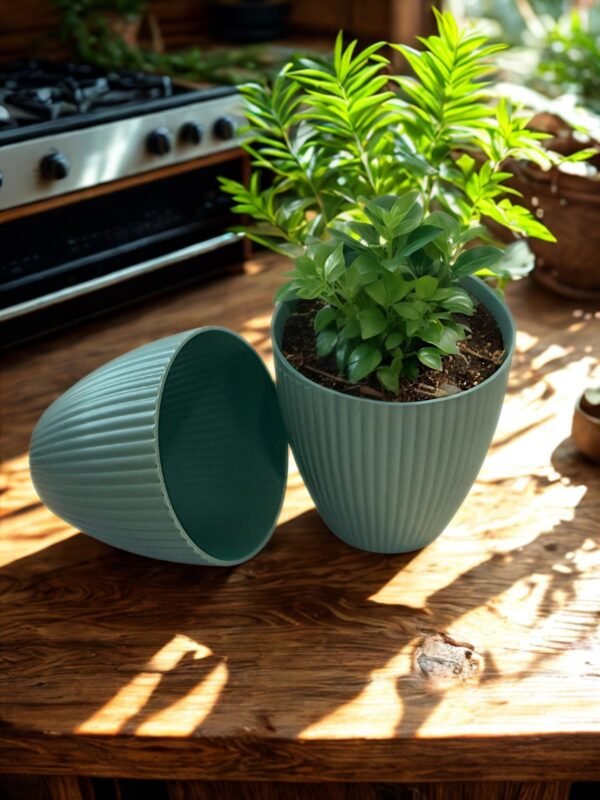 WhatsApp Image 2025-11-03 at 19.02.01 Macetero de Diseño Texturizado Acanalado Color Menta Contemporáneo