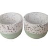 Pack 2 Maceteros Diseño Terrazzo/Salpicado Colores Pastel